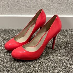 Elegant Coral Women's Heels